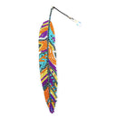 #A 5D DIY Bookmarks Handmade Creative Leaf Mosaic Bookmarks Art Craft for Studen