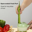 Wireless Electric Vegetable Cutter Set 4 in 1 Vegetable Chopper Food Processor