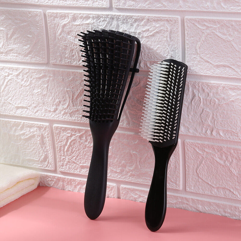 5pcs Scalp Massage Wide Tooth Comb Paddle Hair Brush Combs Set Hair Detangler