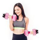 Outdoor Fitness Cycling Camping Water Bottle Gym Sport PET Dumbbell Shape K