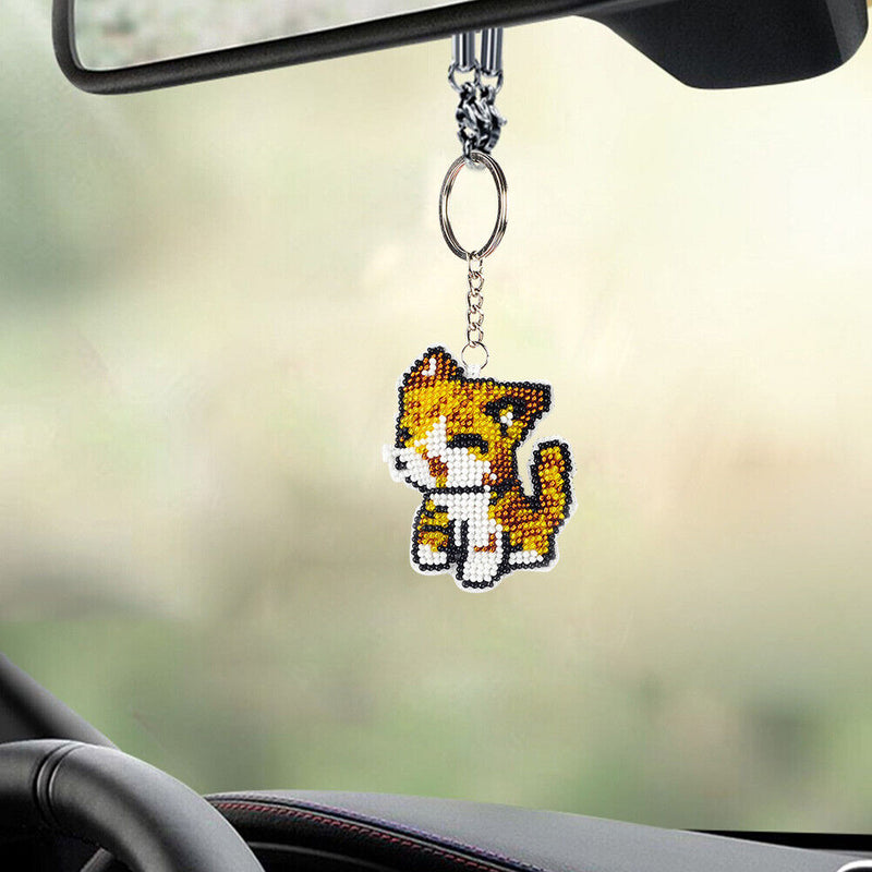 Full Bead Kitten Mold Lanyard Lanyard Embroidery Bag Women Hä