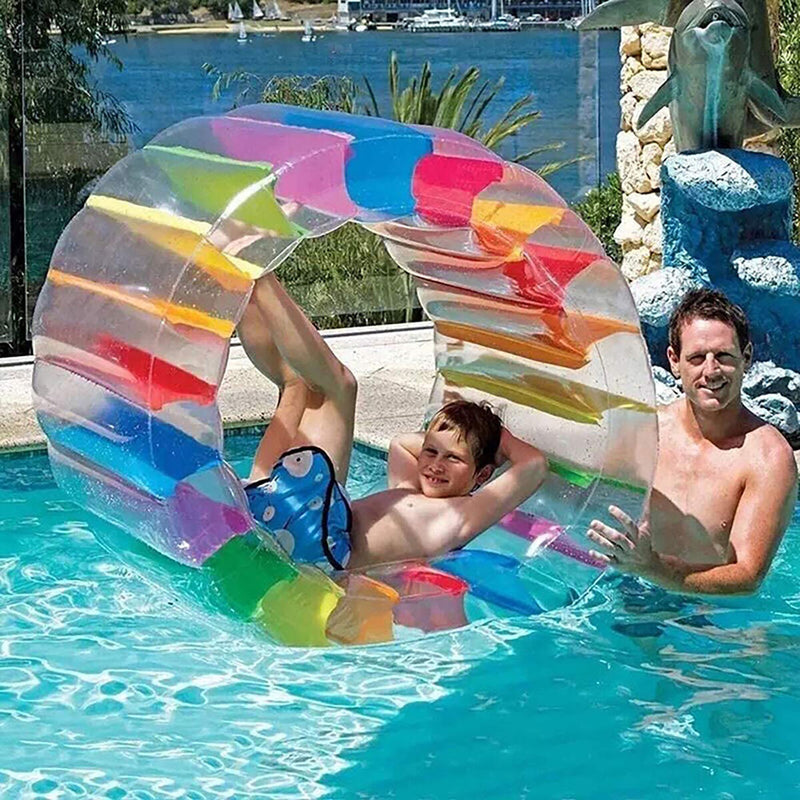 Reusable Summer Water Roll, Durable, Lightweight PVC Material for Poo