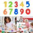 4pcs Sponge Roller Brush 10pcs Number Kids Painting Graffiti Brush Early Bil