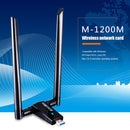 USB WiFi Receiver Dongle 1200M RTL8812AU 2.4+5.8GHz Dual Band Wireless Adapter