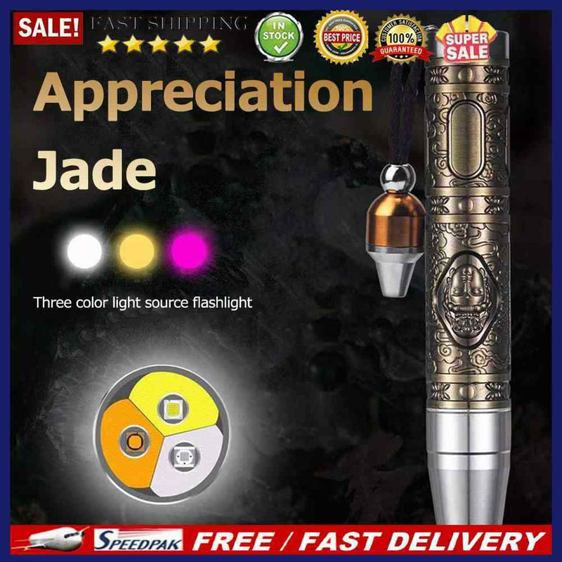 Identification Jade Flashlight 365nm Dedicated UV Flashlight for Emerald Jewelry