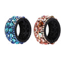 Buckle Plastic Mini Claw Headband Crystal Hairband Hair Clip Ponytail Holder