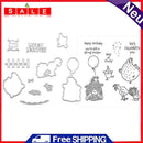Clear Silicone Chick Egg Happy Birthday Seal Embossing Metal Paper Cut Card Mold