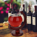 Whiskey Decanter Set Crystal Glass Wine Glass Globe Wine Bottle Office Decor