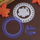 Snowvirtuos Romantic Kiss Metal Embossing Cutting Stamp Stencils DIY Scrapbo