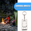 Portable Stainless Steel Three-Pipe Emergency Survival Whistle Outdoor Equipment