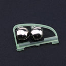 10pcs Fluorescent Fishing Rod Tip Clip Twin Bell Alert Ring Fishing Devices
