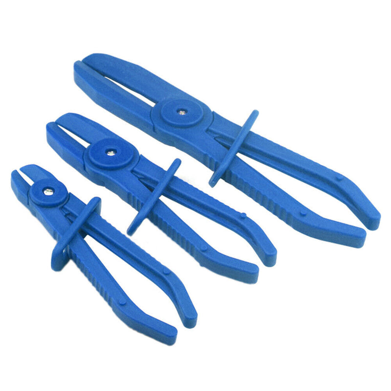 3pcs/set Flexible Fuel Water Line Hose Pinch Off Pliers Plastic Free Hands Cl