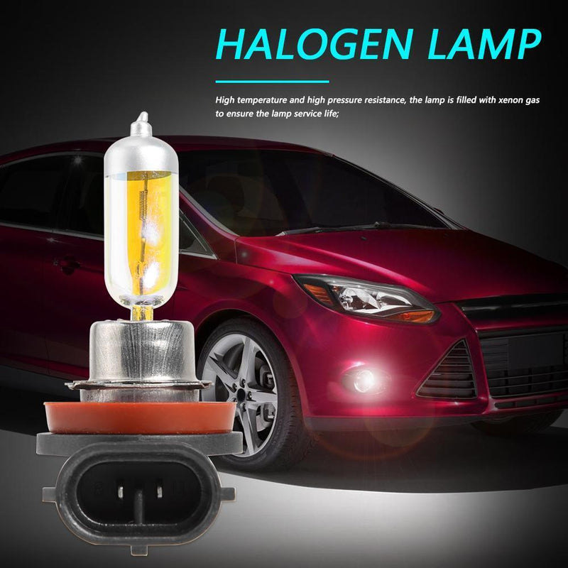 1pc H11 55W 12V Halogen Bulb 3000K Quartz Glass Car Headlight Fog Lamp Bulb