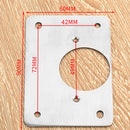 Stainless Steel Cabinet Cupboard Furniture Hinge Repair Plate Accessories Kit