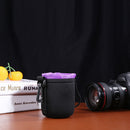 Waterproof Camera Lens Pouch Shockproof Drawstring DSLR Lens Soft Protective