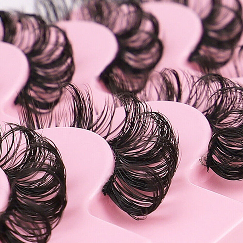 Faux Lashes Eyelashes Extension Fluffy Lashes Elevate Enlarge Eye (DH06-H5)