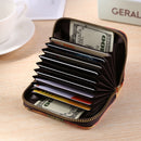 Women Cute PU Leather Mini Wallet Casual Ladies Cartoon Card Holder (D)