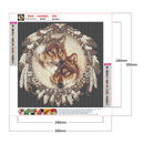 5D DIY Diamond Painting Kits Full Round Drill Dream Catcher Wolf Mosaic Pic