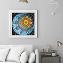 Diamond Painting Partial Special Drill Sun and Moon Picture of Rhinestone