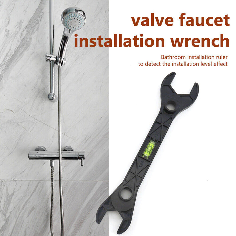 Double-ended Wrench Plastic Shower Wrench Easy Operation Tap Spanner Repair Tool