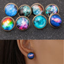 for Women Men Magic Hemisphere Earrings Luminous Moon Earrings Eclipse Star