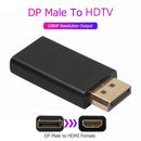 DP to HDMI DVI Adapter Display Port Adapter Support 1080P Video Audio Connector