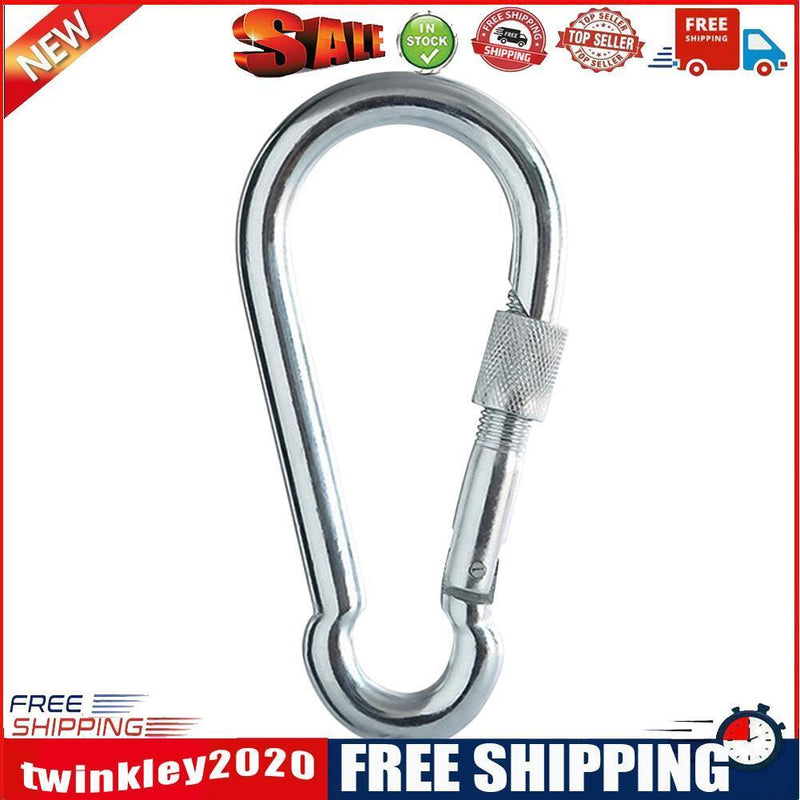 Alloy Steel Carabiner Outdoor Camp Lock Hook Buckle Climbing Tools (10mm)