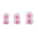 6pcs In Ear Earphone Silicone Earbuds Replace for KZ Headset (White+Red) Newly