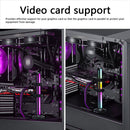 Graphics Card Stand 5V 3Pin ARGB Video Card Bracket for Motherboard (Black)
