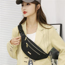 Oxford Cloth Shoulder Messenger Chest Bag Casual Solid Color Purses Coin Hold