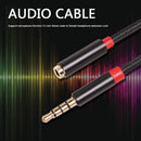 Male to Female Audio Cable 3.5mm Jack AUX Extension Cord for Computer Car TV DVD