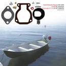 Carb Rebuild Kit with Float for Johnson Evinrude Outboard 398453 Carb Repair
