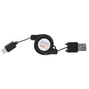 JUNERAIN USB-C-USB3.1 Retractable Cable for Data Sync, Charging Cable, 5
