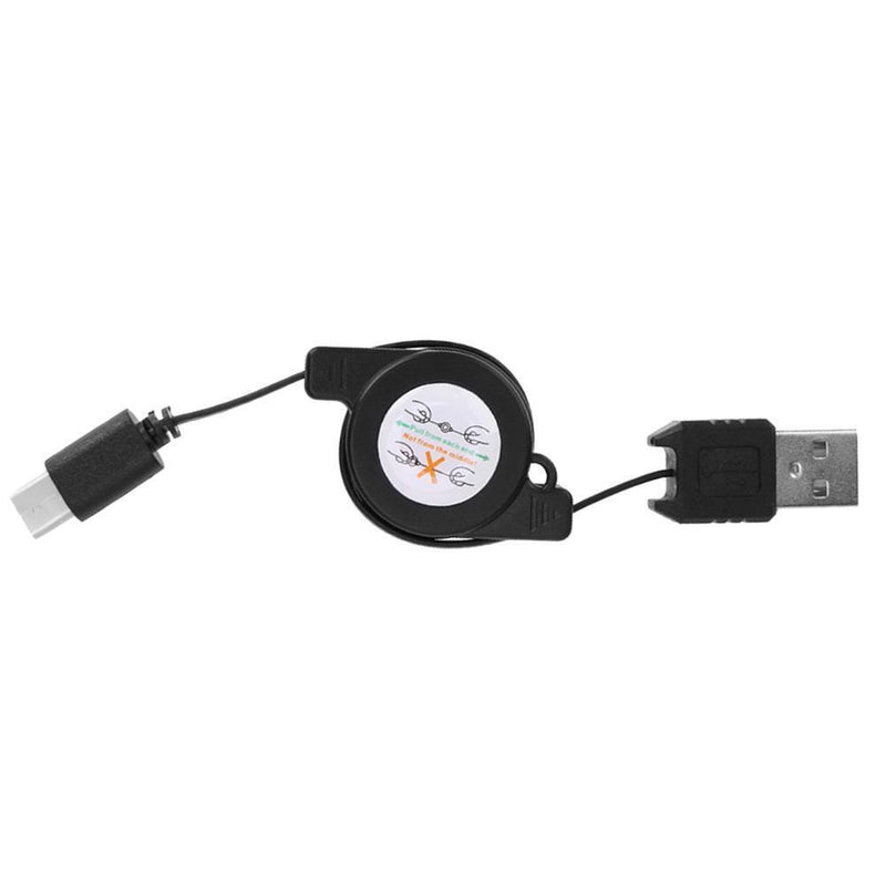 JUNERAIN USB-C-USB3.1 Retractable Cable for Data Sync, Charging Cable, 5