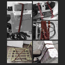 1m Buckle Tie-Down Belt Cargo Strap Motorcycle Bike Elastic Binding Luggage Rope