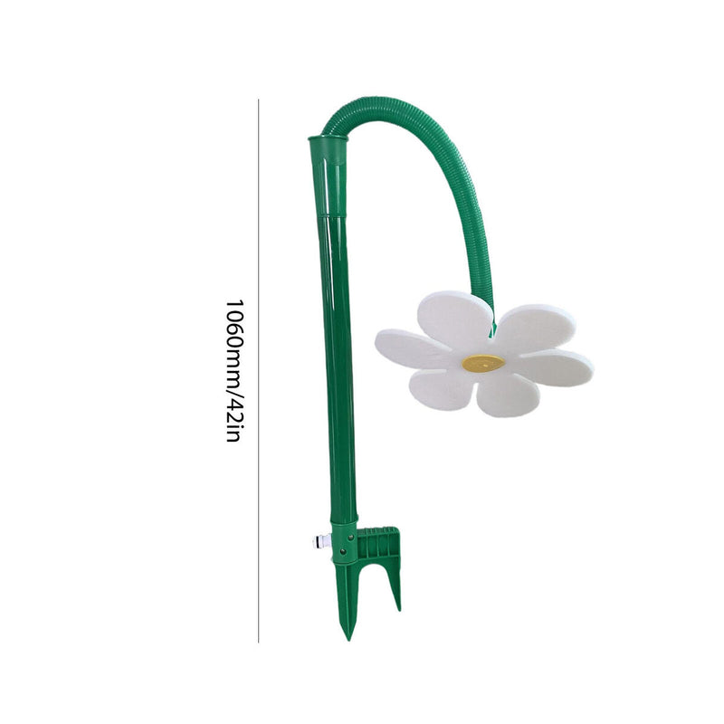 Flower Shaped Dancing Sprinklers Funny Lawn Watering Crazy for Garden (Whit