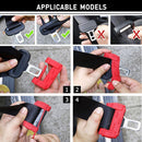 Auto Car Seat Belt Clip Buckle Protective Covers Anti-Scratch Case (Red)