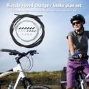 MEROCA Mountain Road Bike Cable Bicycle Brake Inner Wire Tips (Brake Black)