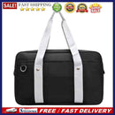 Preppy Style Women Oxford Cloth Shoulder Tote Bag Campus Contrast Color Handbags
