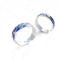 Day Present Romantic Weddings Van Gogh Couple Rings Starry Sky Adjustable