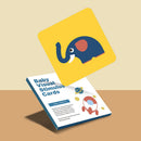 Educational Visual Training Card Color Stimulation Flashcard (Develop 1)