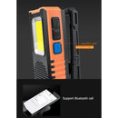 Multifunctional COB Work Light Bluetooth-compatible Speaker Portable 6 Mode