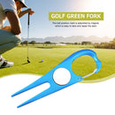 Portable Golf Divot Pitch Repair Tools Pitchfork Green Fork Golf Training Aid