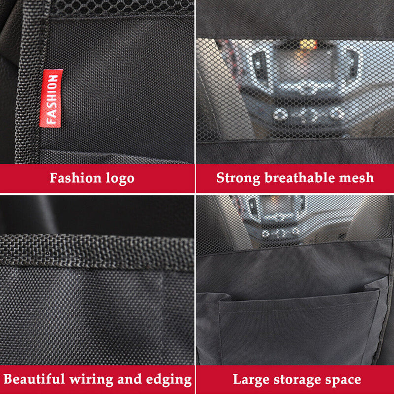 Oxford Cloth Car Storage Bags Between Seats Auto Divider Organizer Net Pockets