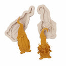 Gnome Casting Mould Keychain Crafting Santa Claus Mold Gnomish Pendants Making