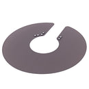 Haircut Shawl Neck Cape Silicone Neck Shield for Hair Coloring (Black) Newly