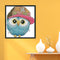 Needlework Kit 14CT Stamped Handmade Colorful Animal DIY Bedroom Cross Stitch