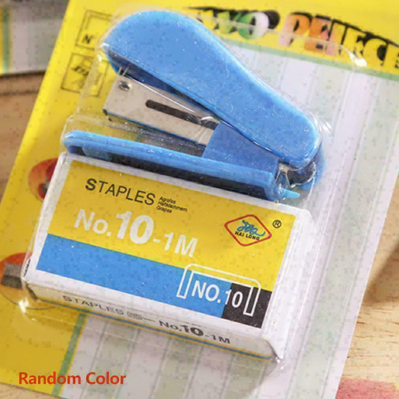 Mini Small Stapler Useful Stapler Staples Set Office Binding F5X3 Sale B3N9 T5A2
