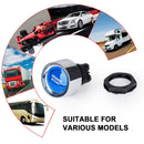 Start Switch DC 12V 50A Start Engine Button Stater Ignition ON/OFF (Blue)