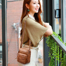 Retro Designer Small Handbag for Women PU Soft Leather Crossbody Shoulder Bags